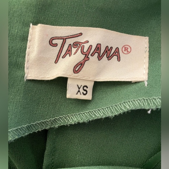 Tatyana Vintage Inspired Green A Line Dress - Picture 5 of 7